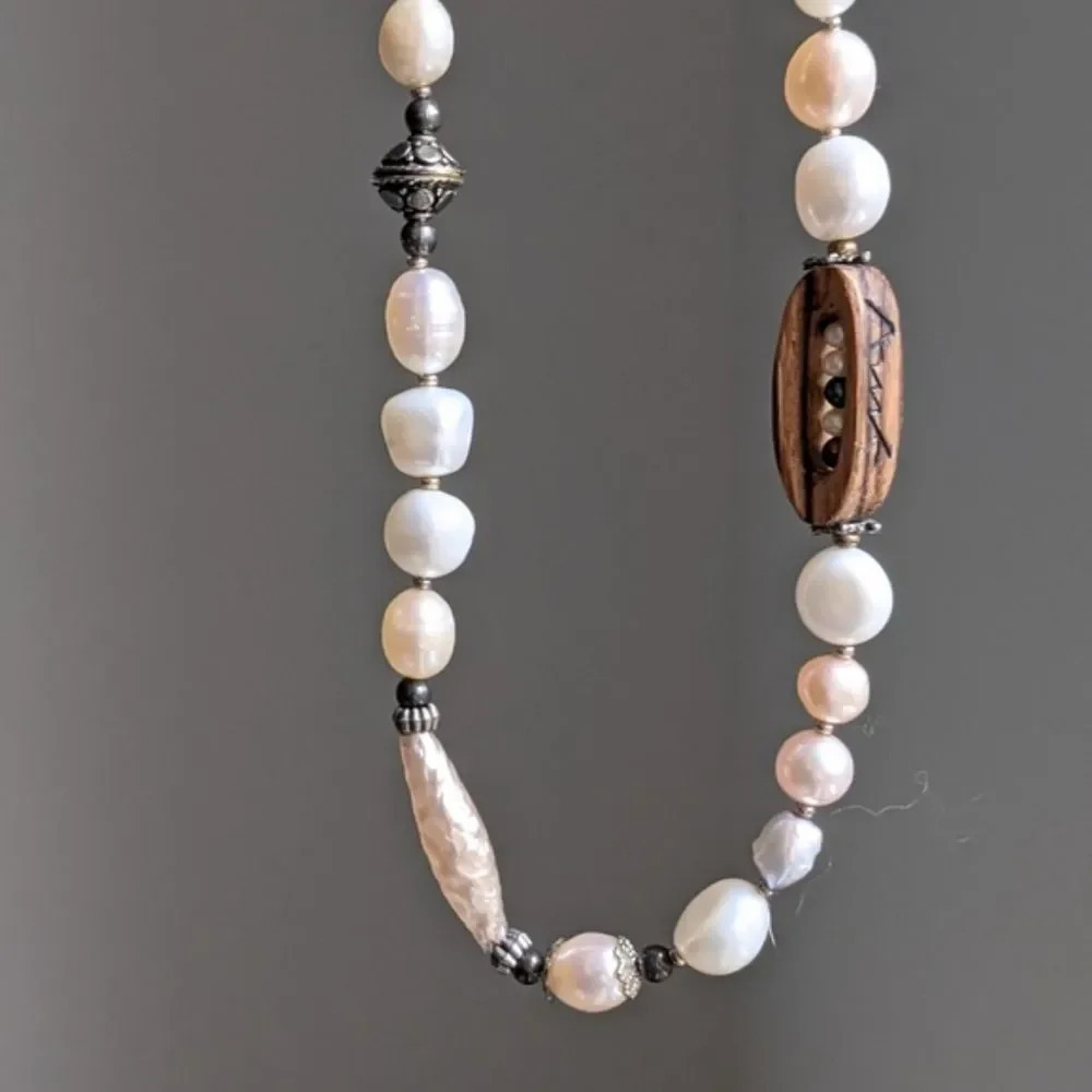 Anne-Marie K. Pearl Necklace - Picture 3 of 6